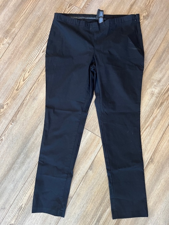 Bisou Bisou Pants - Bisou Bisou Black Mid-Rise Dress Pants